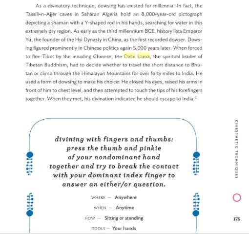 dalai lama finger divination